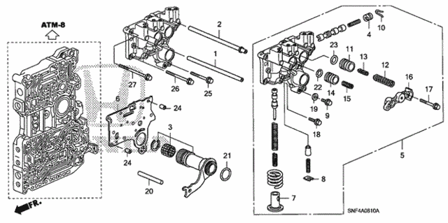 Regulator Body for 2006 Honda Civic #0