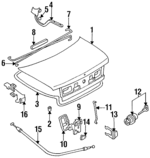K20156820D - : Lock for Kia: Sephia Image