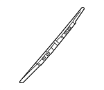 B8890Z350R - : Wiper Blade for Nissan: Murano Image