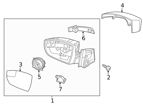 Mirrors for 2012 Ford Focus #0