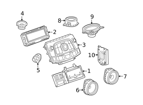 Communication System Components for 2012 Buick LaCrosse #1