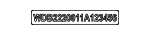 463584000526 - Body: Vin Label for Mercedes-Benz Image