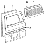 6813160290 - : Glass for Toyota Image