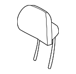 88700AT120A3X - Body: Headrest for Kia: Niro, Niro EV Image