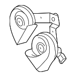 HRN6 - Electrical: Motorcraftâ„¢ Horn for Ford Image