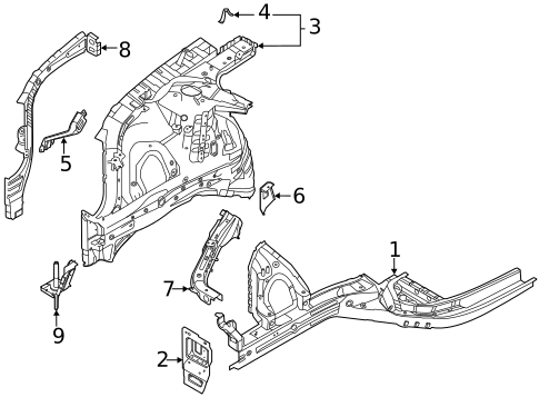 Structural Components & Rails for 2025 Hyundai Sonata #0