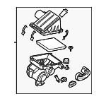 16500EA200 - Engine: Air Cleaner Assembly for Nissan: Pathfinder, Xterra Image