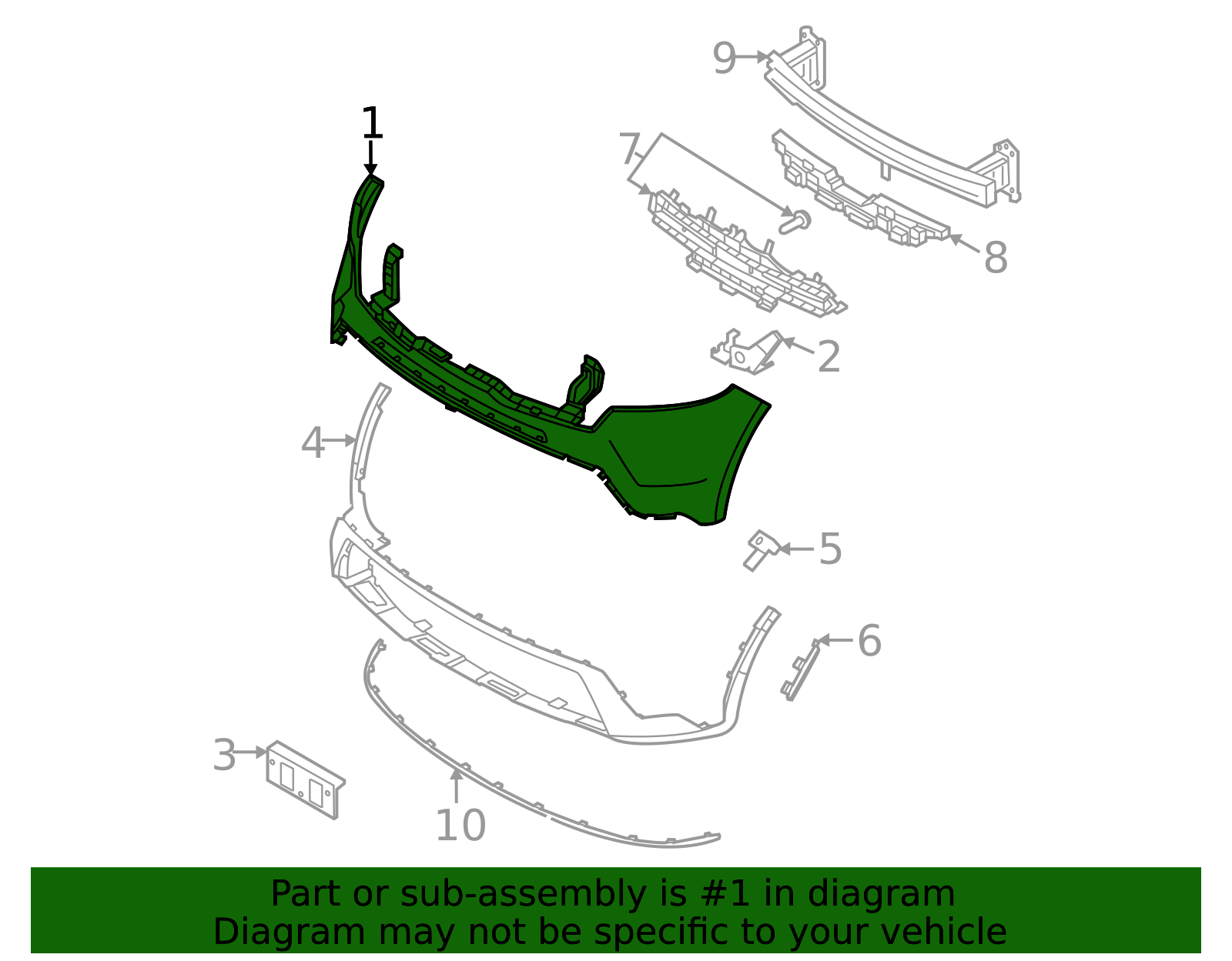 86511-R5000 - Upper Cover 2021-2023 Kia Sorento | Kia.Parts Store