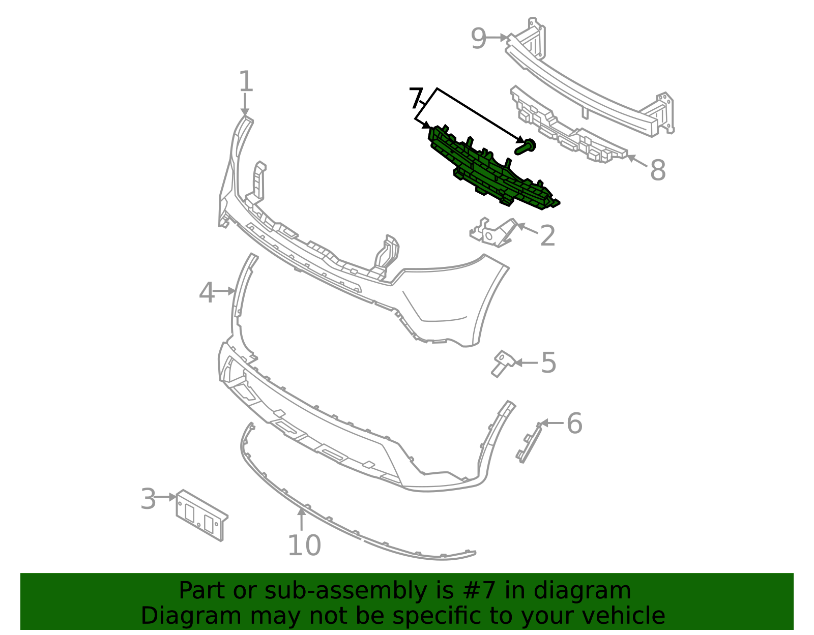 2021-2023 Kia Sorento Molding 86532-R5000 | QuirkParts