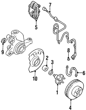 Front Suspension for 1993 Nissan 300ZX | OEM Parts Online