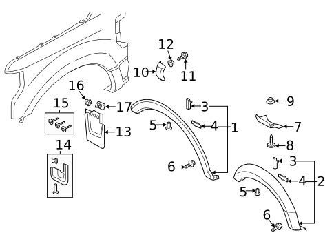 Exterior Trim - Pick UP Box for 2022 Ford F-350 Super Duty #0