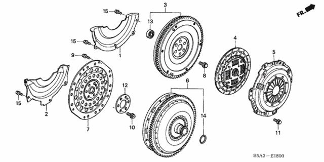 Clutch - Torque Converter for 2002 Honda Civic #0