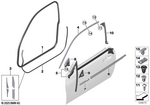 51337482840 - : Shaft Cover, Mirror, Outer Right for BMW Image