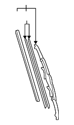 8524232040 - Body: Wiper Blade for Toyota: Celica Image