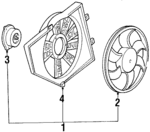 F7CZ8C607AE - Cooling System: Fan Assembly for Ford: Escort | Mercury: Tracer Image