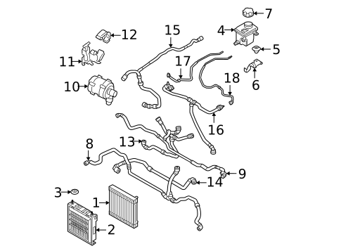 Water Pump & Related Components for 2024 BMW M8 Gran Coupe #0