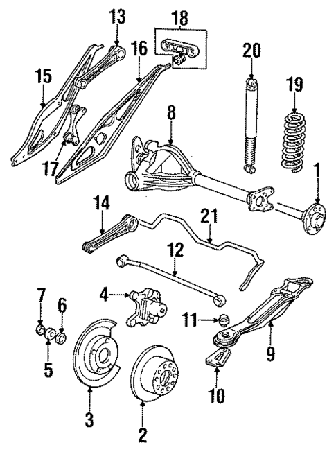 Rear Suspension for 1985 Volvo 760 #0