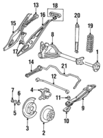1273628 - Suspension: Suspension Control Arm Bushing for Volvo: 740, 745, 760, 780, 940, 960 Image
