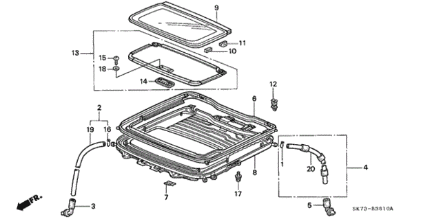 Sunroof for 1992 Acura Integra #0