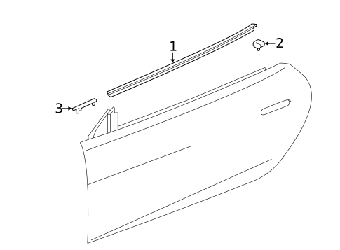 Exterior Trim - Door for 2020 Jaguar F-Type #0