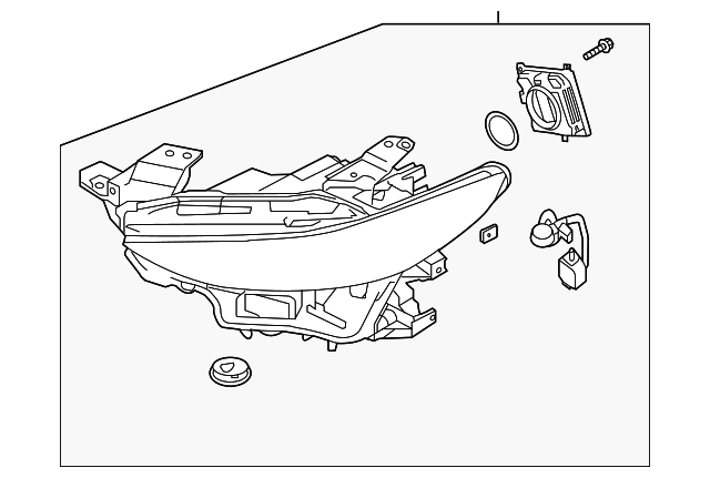 はま 3点 2019-2021 Mazda 3 Composite Assembly BCJJ-51-030L | Mazda-Parts