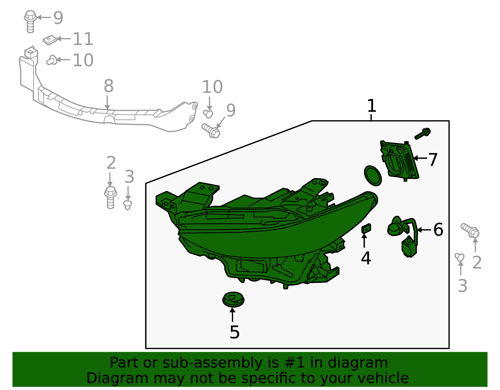 はま 3点 2019-2021 Mazda 3 Composite Assembly BCJJ-51-030L | Mazda-Parts