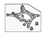 8K0505235AQ - Suspension: Suspension Cross-member for Audi: A4, A4 Quattro, A5, A5 Quattro, allroad, RS5, S4, S5 Image