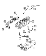 68636329AA - Fuel and Accelerator Pedal: Fuel Supply Hose for Mopar Image image