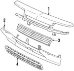 MB251501 - : Valance Panel for Mitsubishi: Cordia Image