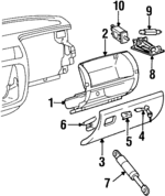 24439488 - Body: Compartment Box for Cadillac: Catera Image