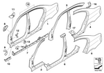 41217277326 - : Side Frame, Exterior, Right for BMW Image