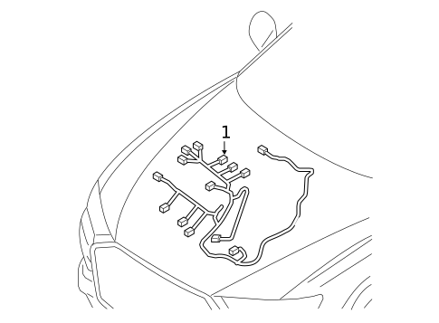 Wiring Harness for 2019 Audi A6 Quattro #0