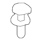 865952T500 - Body: Lower Molding Retainer Clip for Hyundai Image