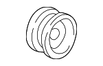10457989 - Electrical: Pulley for Buick: Century, Electra, Riviera, Skyhawk, Skylark | Cadillac: Brougham, Cimarron, Eldorado, Fleetwood, Seville | Chevrolet: Astro, Blazer, Camaro, Caprice, Cavalier, Citation II, El Camino, G10, G20, G30, Impala, K5 Blazer, Monte Carlo, P20, P30, R3500, Suburban C10, Suburban C20, Suburban K10, Suburban K20, Suburban R10, Suburban R1500, Suburban R20, Suburban R2500, Suburban V10, Suburban V1500, Suburban V20, Suburban V2500, V3500 | GMC: Caballero, G1500, G2500, G3500, Jimmy, P2500, P3500, R3500 Pickup, Safari, Suburban C1500, Suburban C2500, Suburban K1500, Suburban K2500, Suburban R1500, Suburban R2500, V1500 Suburban, V2500 Suburban, V3500 | Oldsmobile: 98, Custom Cruiser, Cutlass Ciera, Delta 88, Firenza, Omega, Toronado | Pontiac: 6000, Bonneville, Fiero, Grand Prix, J2000 Sunbird, Parisienne, Phoenix, Sunbird, T1000 Image