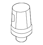 74144SR3000 - Body: Hood Bumper for Honda: Civic, CR-V, CR-Z, Fit, HR-V, Insight, Odyssey Image