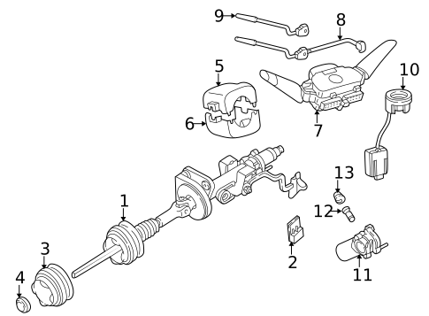 Ignition Lock for 1998 Mercedes-Benz ML320 #0