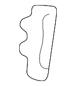 10432213 - Body: Baffle Plate for Chevrolet: Impala Image