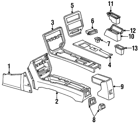 Center for 1988 Pontiac Grand Am #0