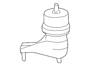 1237220080 - Engine: Insulator,  Engine Mounting,  Left(For Transverse Engine) for Toyota: Highlander, Sienna Image