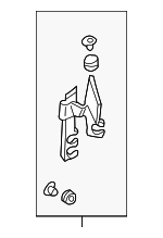 491901W200 - : Reservoir Assembly Bracket Assembly for Nissan: Pathfinder Image