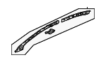 39152526 - : Driver Side Roof Inner Side Rail for Buick: Regal Sportback Image