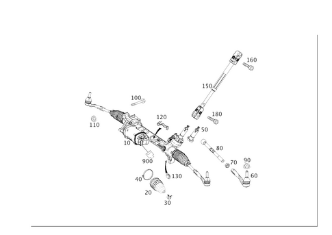 Steering Gear for 2018 Mercedes-Benz GLE550e #0