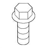 N90822101 - Body: Hood Hinge Bolt for Volkswagen Image