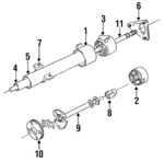 4188075 - Steering: Column Housing for Dodge: B150, B250, B350, D100, D150, D250, D350, Ramcharger, W100, W150, W250, W350 Image