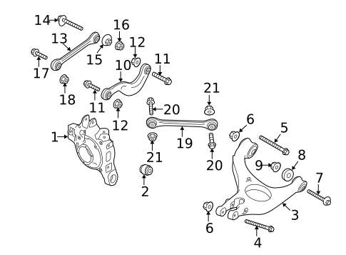 Rear Suspension for 1999 Porsche 911 #5