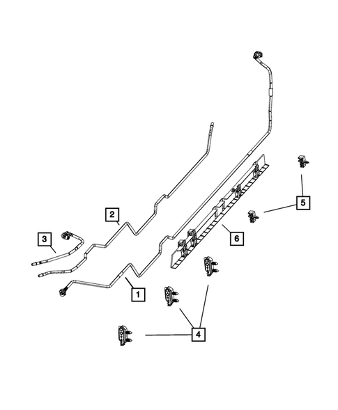 Fuel Lines and Tubes for 2021 Ram 1500 #1