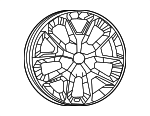 6TR05WASAA - Suspension: Wheel, Alloy for Chrysler: Pacifica, Voyager Image
