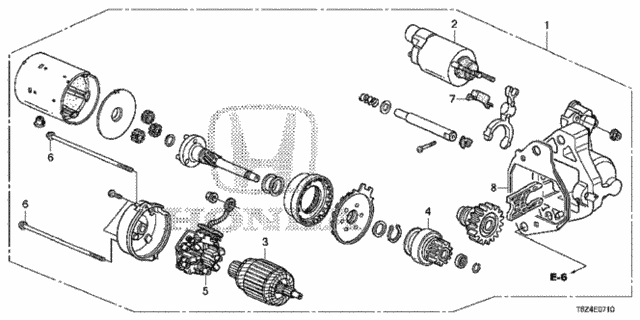 Starter Motor (Denso) for 2019 Honda Ridgeline #0