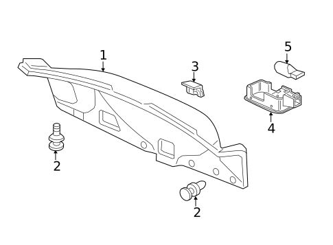 Interior Trim - Trunk for 2018 Acura TLX #0