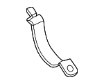 2545016202 - Cooling System: Auxiliary Pump Clamp for Mercedes-Benz Image